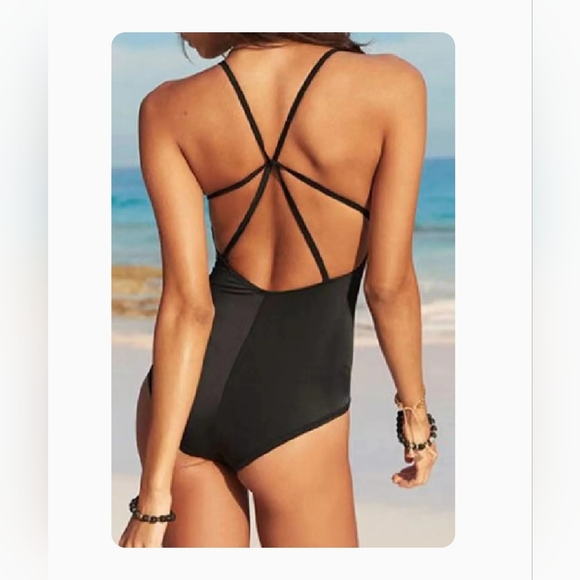 NWT Adore Me Cutout Sexy Black One Piece Size: Large - Picture 7 of 11